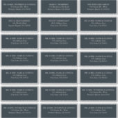 Bezaubernde Waldheiratsgäste sprechen Labels an (Vorderseite)