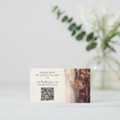 Bezaubernde Waldhochzeit Begleitkarte (Stehend Vorderseite)