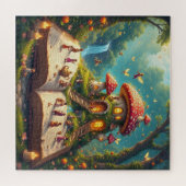 Bezaubernde Waldlandschaft mit Fairies Puzzle (Horizontal)