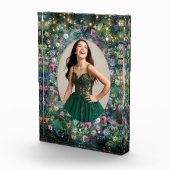 Bezaubernde Waldlandschaft Rose Waldweide Fee Fotoblock (Rechts)