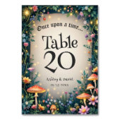 Bezaubernde Waldlandschaft Tischnummer (Vorderseite)