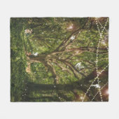 Bezaubernde Waldmütterchen Fleecedecke (Vorderseite (Horizontal))