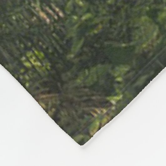 Bezaubernde Waldmütterchen Fleecedecke (Ecke)