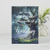 Bezaubernde Waldöckerleuchten Einladung (Stehend Vorderseite)