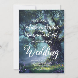 Bezaubernde Waldöckerleuchten Einladung