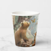 Bezaubernde Waldsäulendusche Pappbecher (Vorderseite)