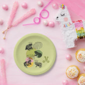 Bezaubernde Waldschinken und Frösche nach Maß Pappteller (Party)