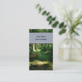 bezaubernde Waldskarte Visitenkarte (Stehend Vorderseite)
