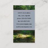 bezaubernde Waldskarte Visitenkarte (Rückseite)