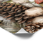 Bezaubernde Waldtiere | Kinderzimmer Poster (Ecke)