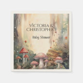 Bezaubernde Waldtoadstool Kinderdusche Serviette (Vorderseite)