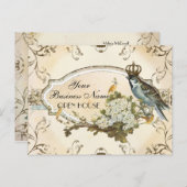 Bezaubernde Waldvögel Werbeunternehmen Postkarte (Vorne/Hinten)