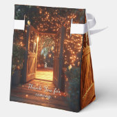 Bezaubernde Waldweiden mit Funkellicht Geschenkschachtel (Rückseite)