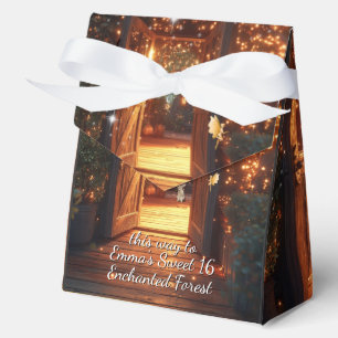 Bezaubernde Waldweiden mit Funkellicht Geschenkschachtel