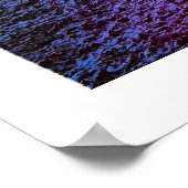 Bezaubernde Waldwinterlandschaft Poster (Ecke)