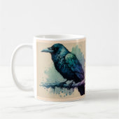 Bezaubernde Wasserfarben Kunst: Bold & Mystical Kaffeetasse (Links)