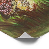 Bezaubernde Wasserfarben Kunst Poster (Ecke)