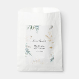 Bezaubernde Wasserfarbenwelt Goldene Hochzeit Geschenktütchen