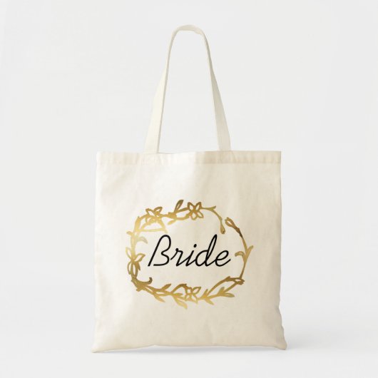 Bezaubernde Wedding Tasche der Braut-| des Gold| (Vorne)