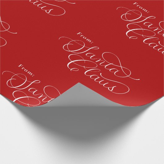 Bezaubernde Weihnachtsfeiertage am Nordpol Geschenkpapier (Ecke)