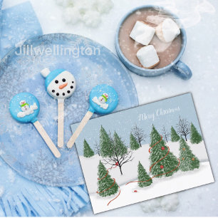 Bezaubernde Weihnachtsfeiertage Postkarte