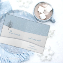 Bezaubernde Weihnachtskarte für den Wald