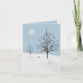 Bezaubernde Weihnachtskarte für den Wald Karte (Vorderseite)