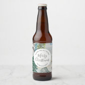 Bezaubernde Weihnachtskletter Bierflaschenetikett (Vorderseite)