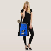bezaubernde Welpe im Herbst Tasche (Am Model)