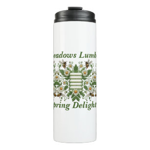 Bezaubernde Wiesen Lumbar Frühjahr Delight Pillow  Thermosbecher