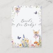 Bezaubernde Wildblume Feenggartenbücher für Baby Begleitkarte (Vorderseite)