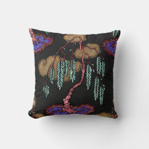 Bezaubernde Willow Dreamscape Art Deco Muster Kissen