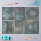 Bezaubernde Winter Tales Gothic Mairytale Decoupag Seidenpapier (Basteln)
