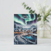 Bezaubernde Winter Wonderland Weihnachtskarte Postkarte (Stehend Vorderseite)
