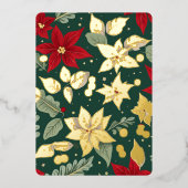 Bezaubernde Wintergärten Foto Foil Tour Folieneinladung (Vorderseite)