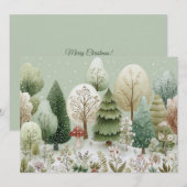 Bezaubernde Winterlandschaft Weihnachten (Vorne/Hinten)