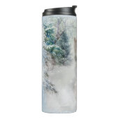 Bezaubernde Winterprinzessin Thermosbecher (Nach links gedreht)