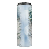 Bezaubernde Winterprinzessin Thermosbecher (Rückseite)