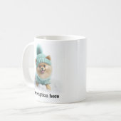Bezaubernde Winterspielzeit im Spitz Kaffeetasse (Vorderseite Links)