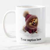Bezaubernde Winterspielzeit im Spitz Kaffeetasse