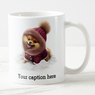 Bezaubernde Winterspielzeit im Spitz Kaffeetasse