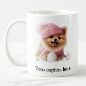 Bezaubernde Winterspielzeit im Spitz Kaffeetasse