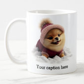 Bezaubernde Winterspielzeit im Spitz Kaffeetasse