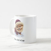 Bezaubernde Winterspielzeit im Spitz Kaffeetasse (Vorderseite Links)
