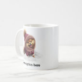 Bezaubernde Winterspielzeit im Spitz Kaffeetasse (Vorderseite Links)