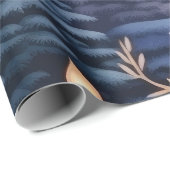 Bezaubernde Winterwälder Weihnachten Geschenkpapier (Rolleneckpunkt)