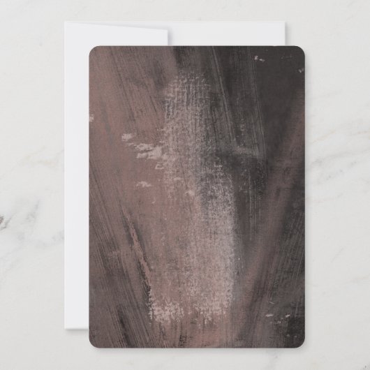 Bezaubernde Woodland Babydusche Einladung (Rückseite)