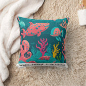 Bezaubernder Akzent des unterseeischen Kinderzimme Kissen (Decke)