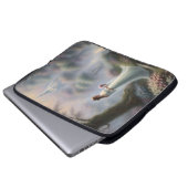 Bezaubernder Burggarten mit Prinzessin Laptopschutzhülle (Vorne Knopf)