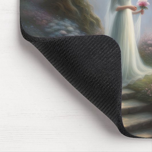 Bezaubernder Burggarten mit Prinzessin Mousepad (Ecke)